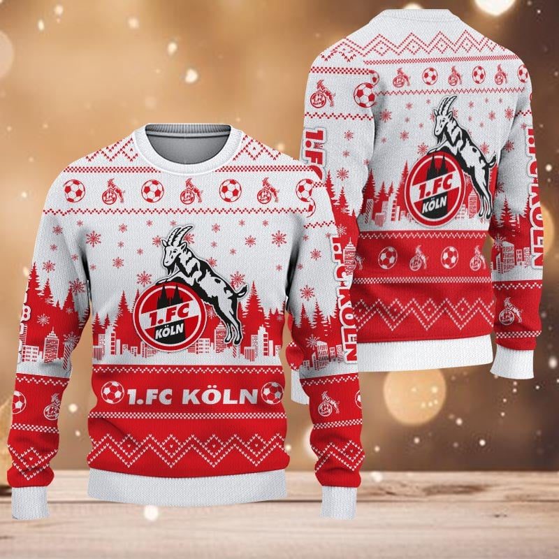 1. FC Köln Sonderausgabe Weihnachtspullover