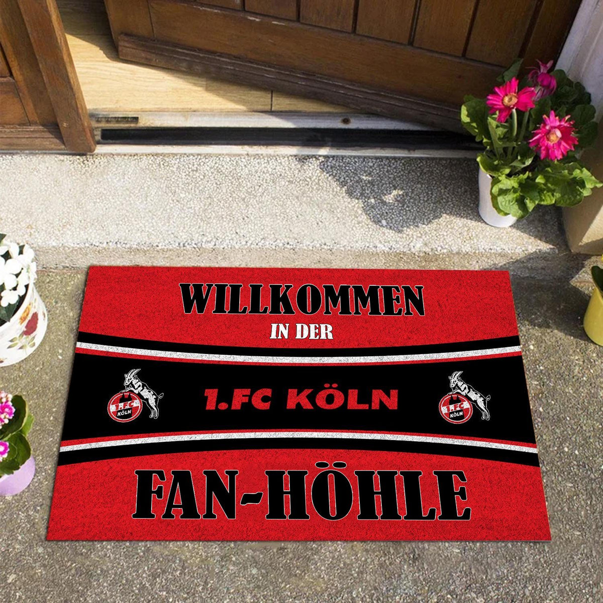 1. FC Köln Neue Version Fußmatte aus Gummi