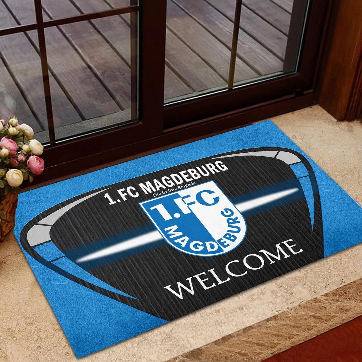 1. FC Magdeburg Sportausgabe Fußmatte aus Gummi