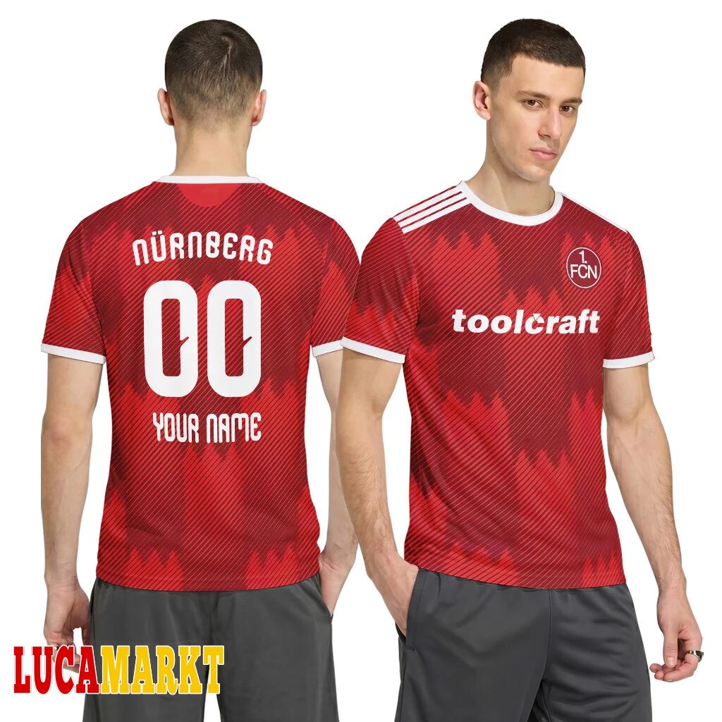 1. FC Nürnberg Heimtrikot 26/27 - Individueller Name Nummer T-Shirt