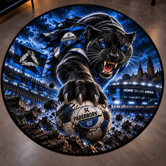 SC Paderborn 07 Club Beast Runder Teppich – Fußball-Power für echte Fans