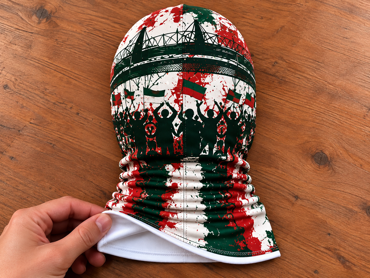 FC Augsburg Lustige Fan Balaclava – Fußball Sturmhaube