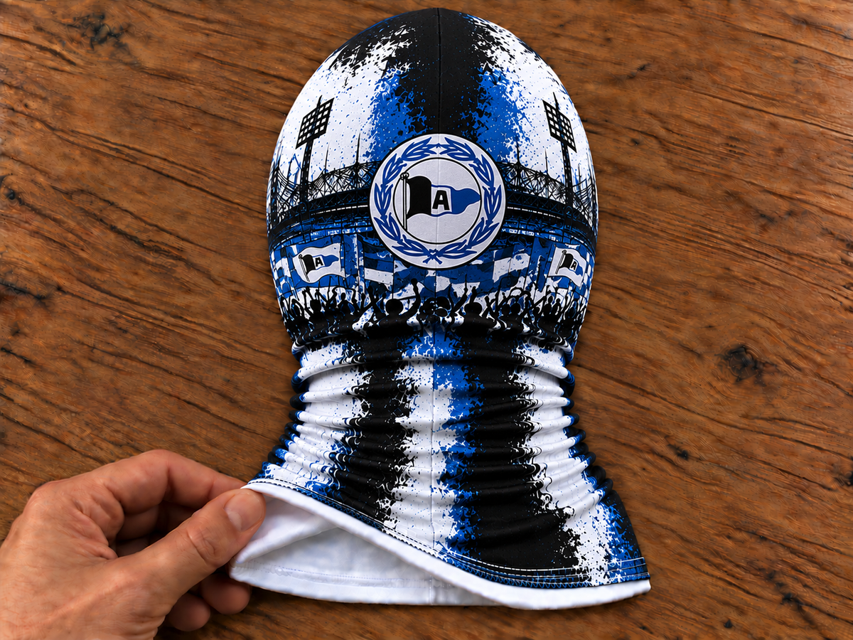 Arminia Bielefeld Lustige Fan Balaclava – Fußball Sturmhaube