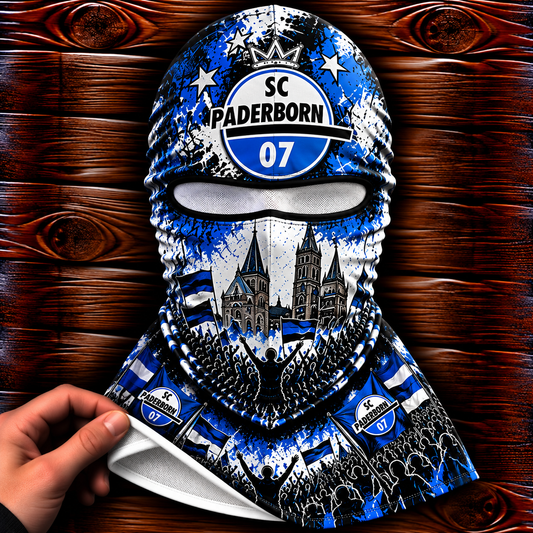 SC Paderborn 07 Ultras Graffiti Balaclava – Fußball Fan Sturmhaube | Premium Streetwear Edition