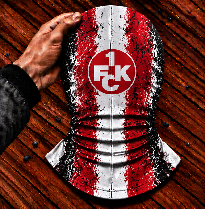1. FC Kaiserslautern Horror Balaclava – Gruselige Fußball Fan Sturmhaube | Halloween Maske