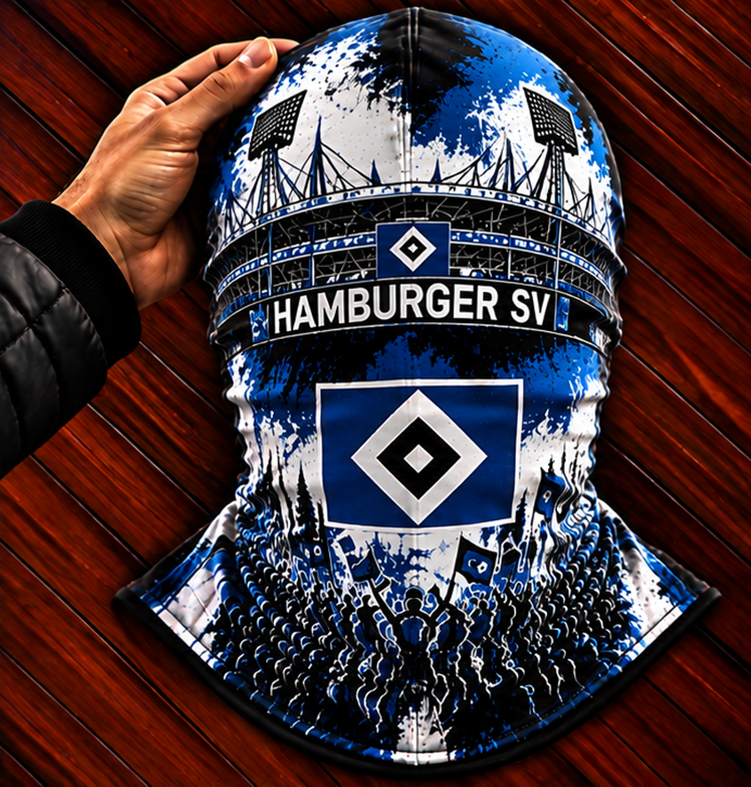 Hamburger SV Ultras Graffiti Balaclava – Fußball Fan Sturmhaube | Premium Streetwear Edition