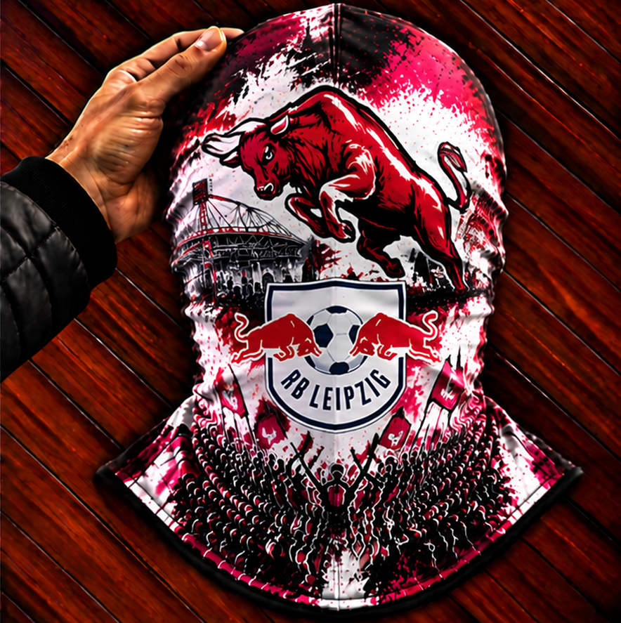 RB Leipzig Ultras Graffiti Balaclava – Fußball Fan Sturmhaube | Premium Streetwear Edition