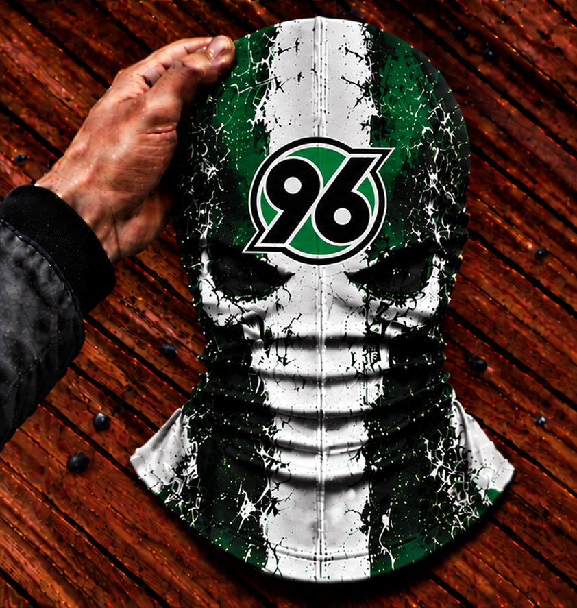 Hannover 96 Horror Balaclava – Gruselige Fußball Fan Sturmhaube | Halloween Maske