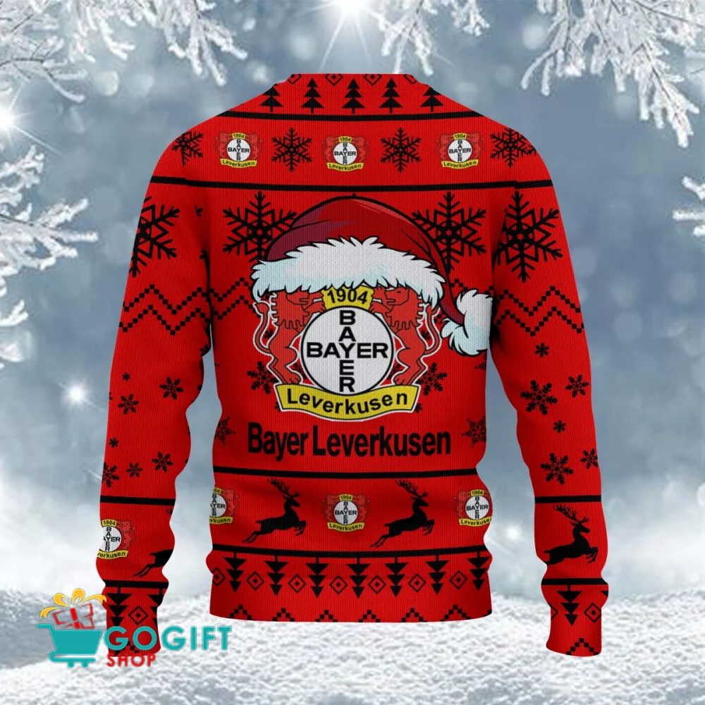 Bayer 04 Leverkusen Neuer Stil Weihnachtspullover
