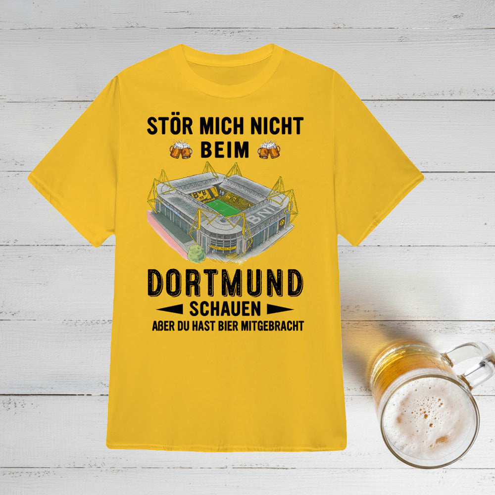 Borussia Dortmund T-Shirt Neue Version Nur reden wenn es Bier gibt