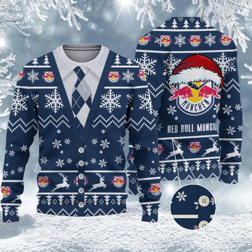 EHC Red Bull München Neuer Stil Weihnachtspullover