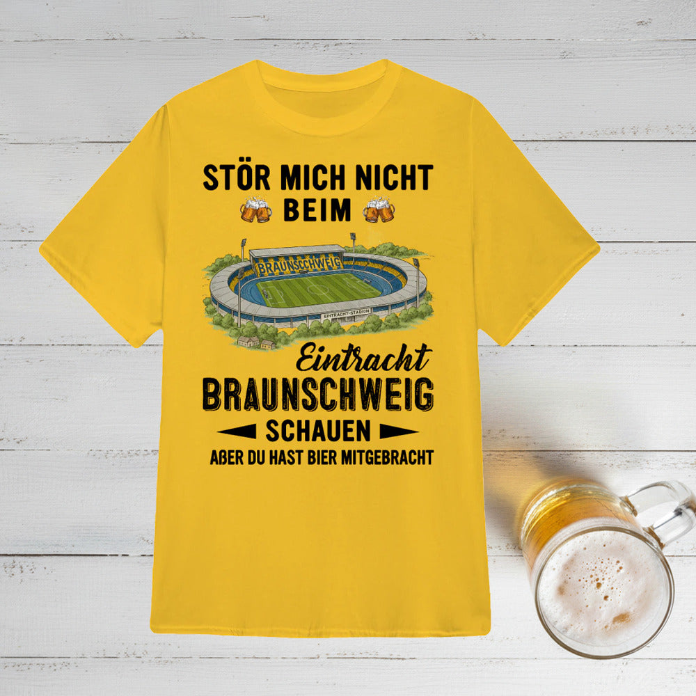 Eintracht Braunschweig T-Shirt Neue Version Nur reden wenn es Bier gibt