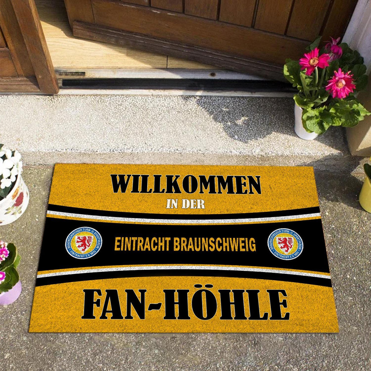 Eintracht Braunschweig Neue Version Fußmatte aus Gummi
