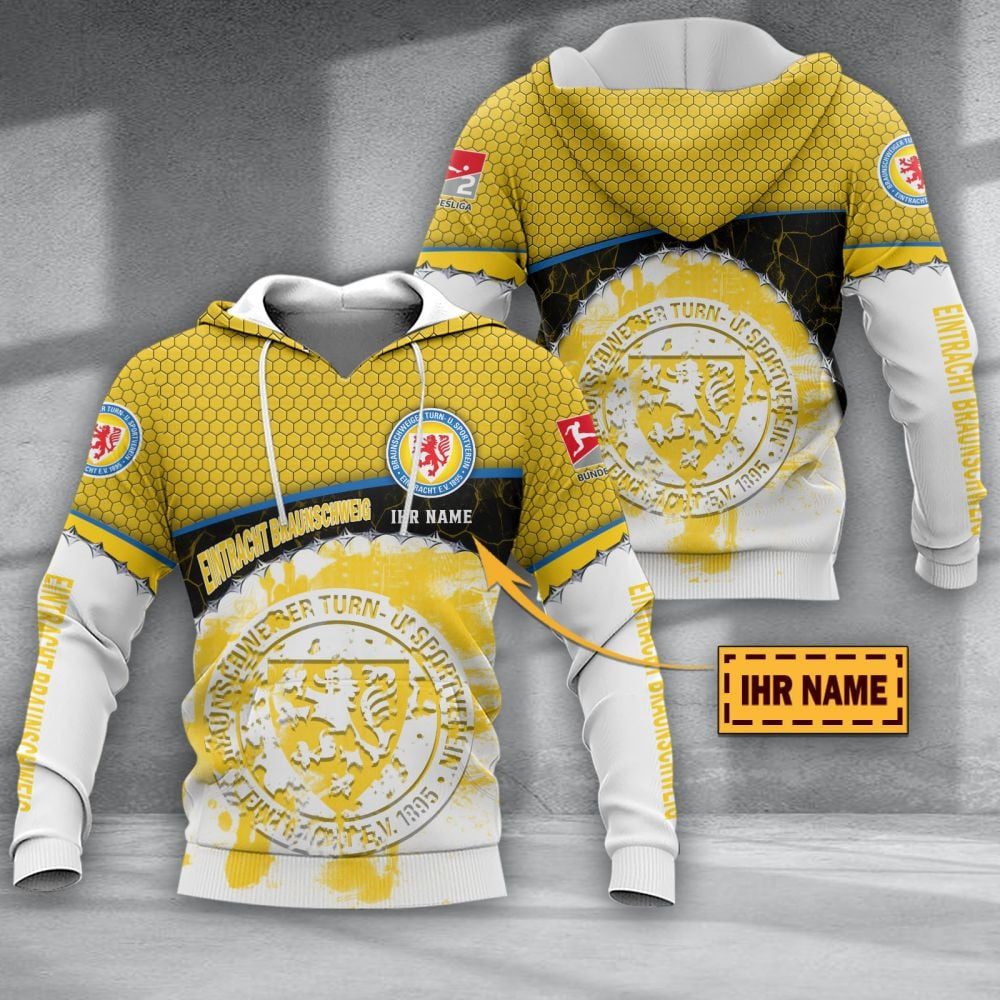 Eintracht Braunschweig Individueller Name Sonderausgabe Kapuzenpullover