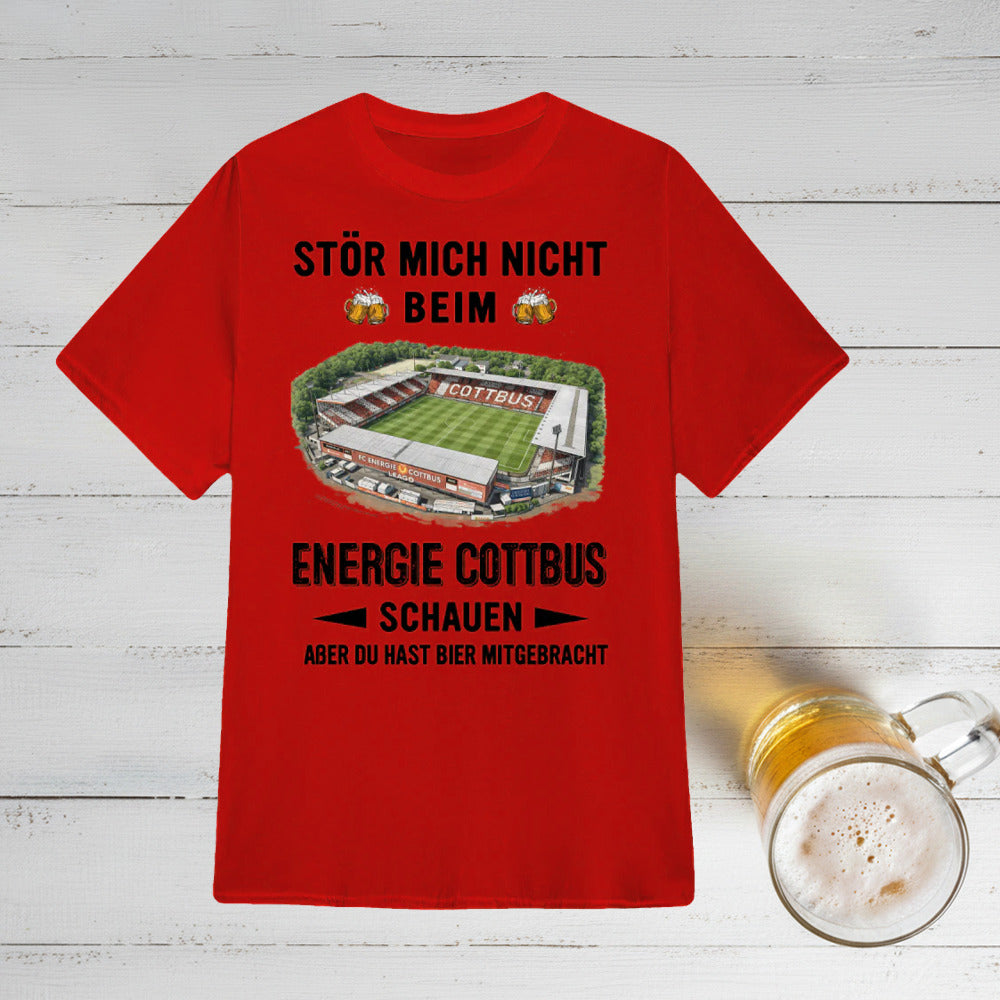 Energie Cottbus T-Shirt Neue Version Nur reden wenn es Bier gibt