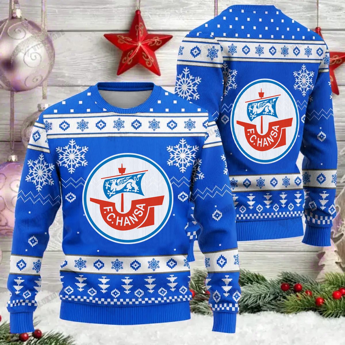 Jetzt neu: FC Hansa Rostock Weihnachtspullover