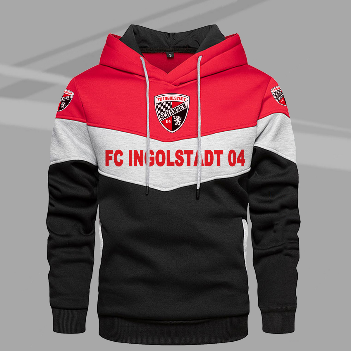 FC Ingolstadt 04 Sonderausgabe Mehrfarbiger Kapuzenpullover