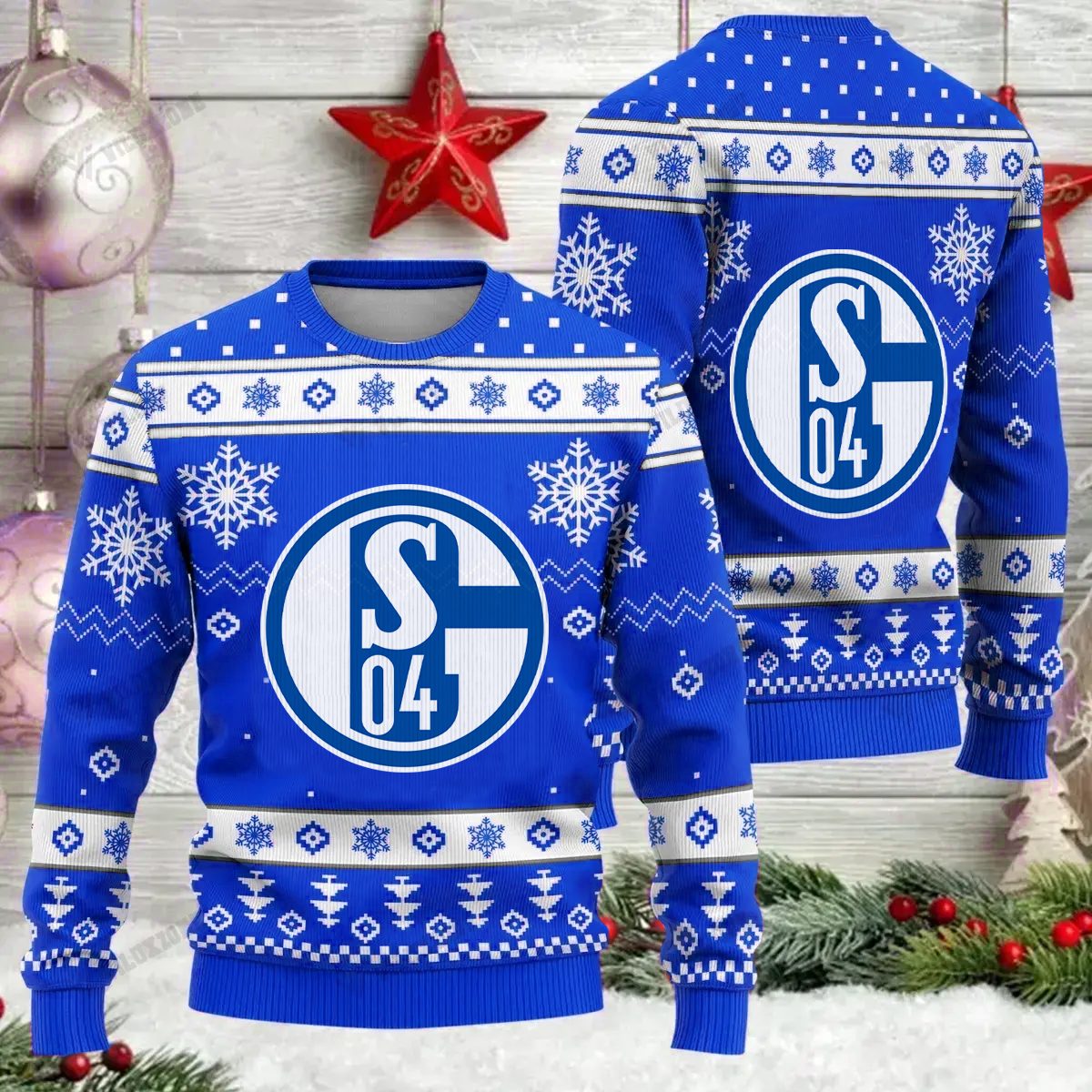 Jetzt neu: FC Schalke 04 Weihnachtspullover