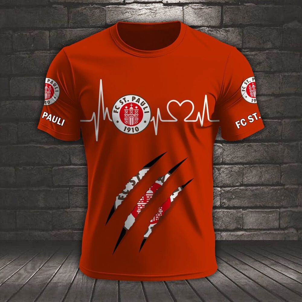 FC St. Pauli Neues Design T-Shirt