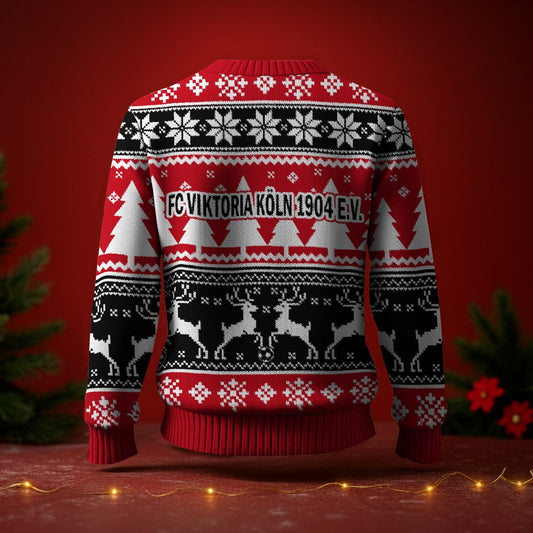 FC Viktoria Köln Fan Edition Weihnachtspullover im neuen Design