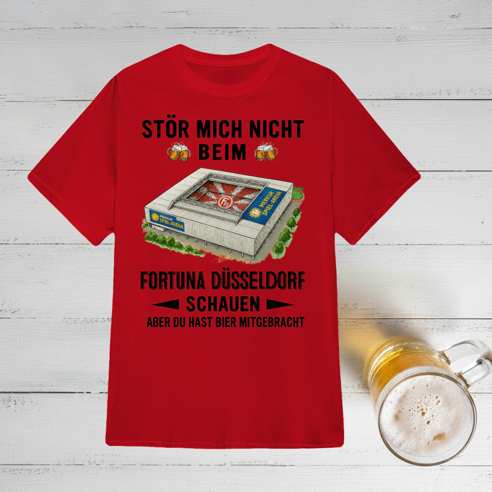Fortuna Düsseldorf T-Shirt Neue Version Nur reden wenn es Bier gibt