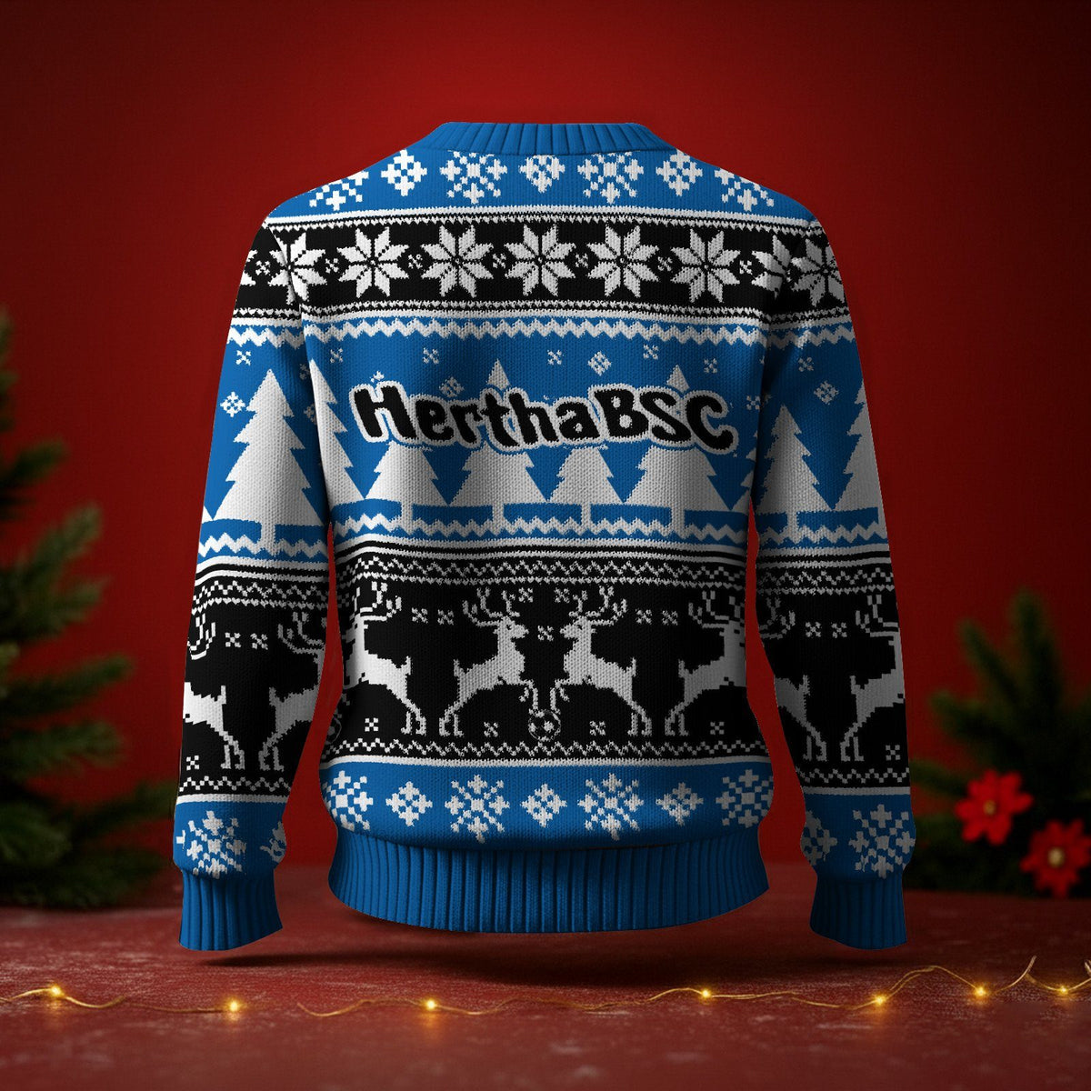 Hertha BSC Fan Edition Weihnachtspullover im neuen Design