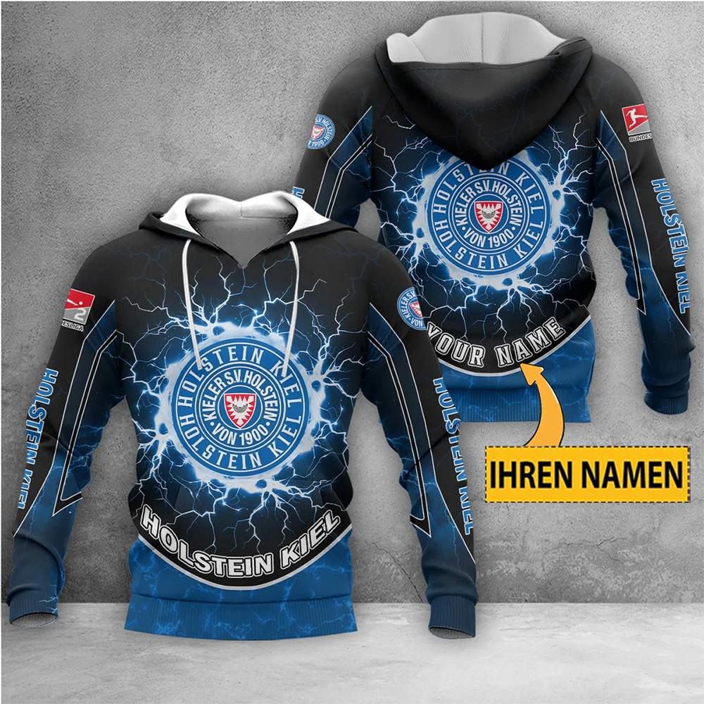 Holstein Kiel Individueller Name Neue Edition Kapuzenpullover