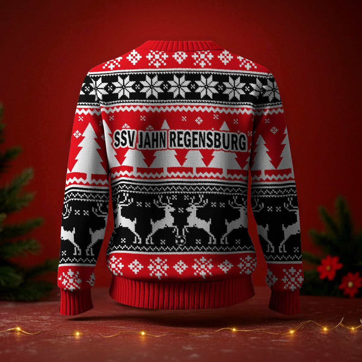 Jahn Regensburg Fan Edition Weihnachtspullover im neuen Design