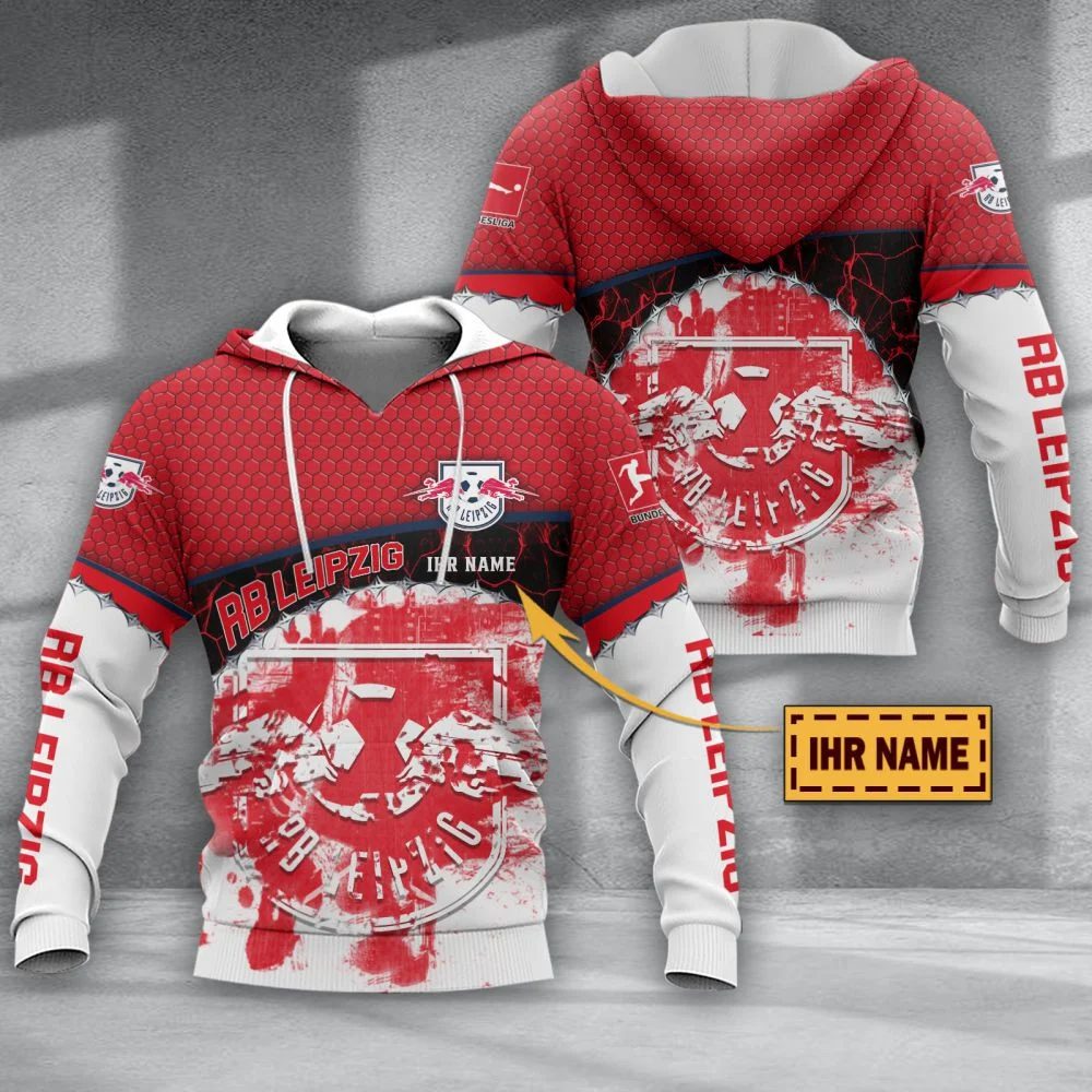 RB Leipzig Individueller Name Sonderausgabe Kapuzenpullover