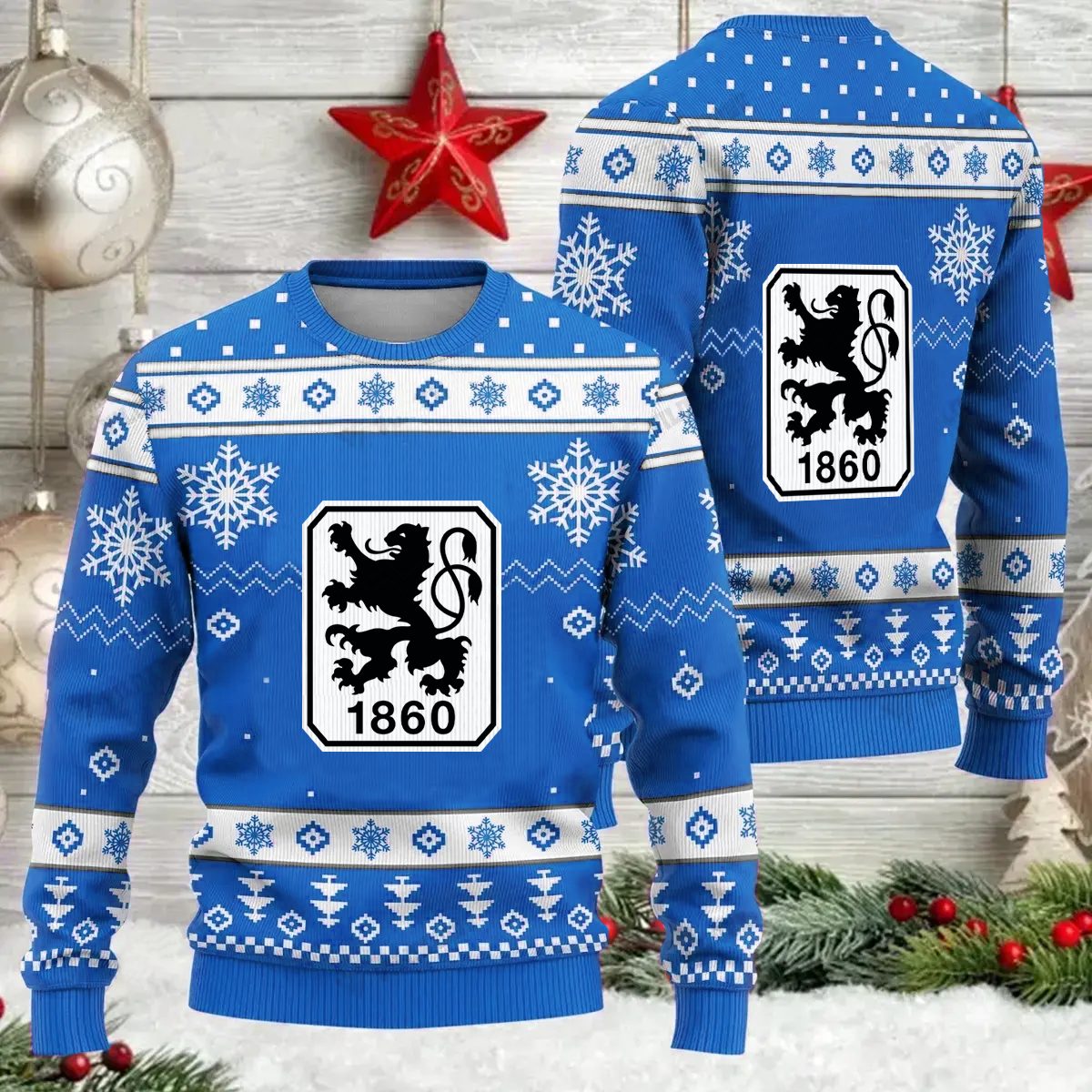 Jetzt neu TSV 1860 München Weihnachtspullover
