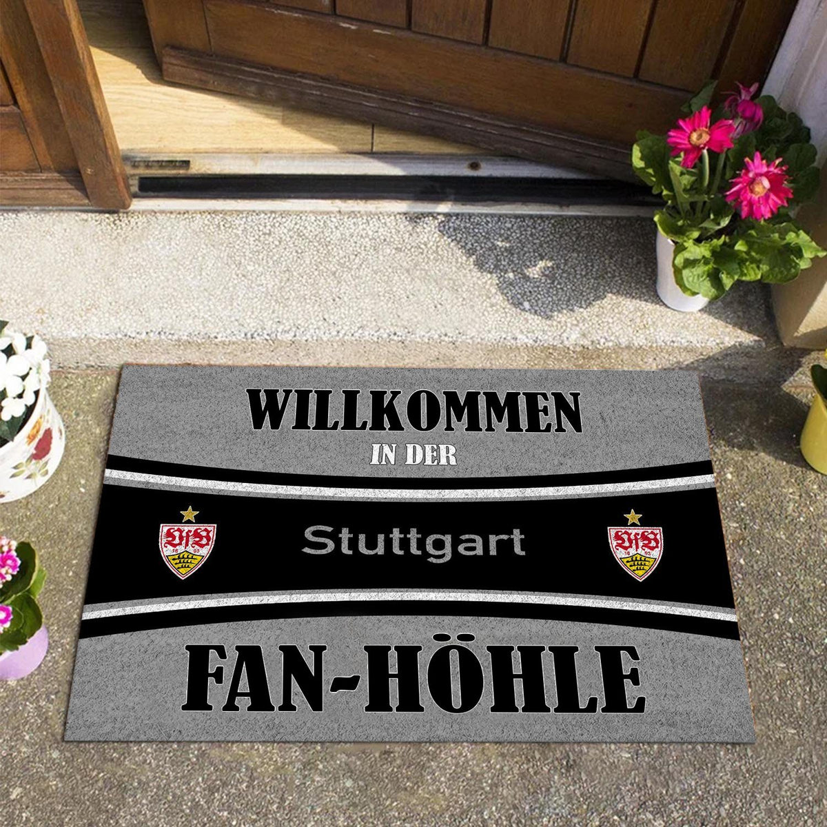 VfB Stuttgart Neue Version Fußmatte aus Gummi