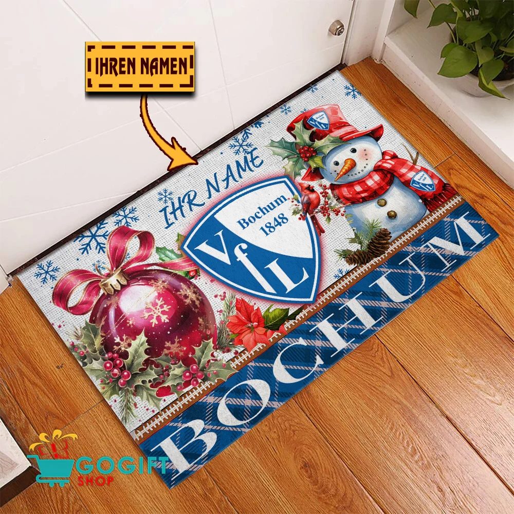 VfL Bochum 1848 Individueller Name Premium Ausgabe Fußmatte aus Gummi