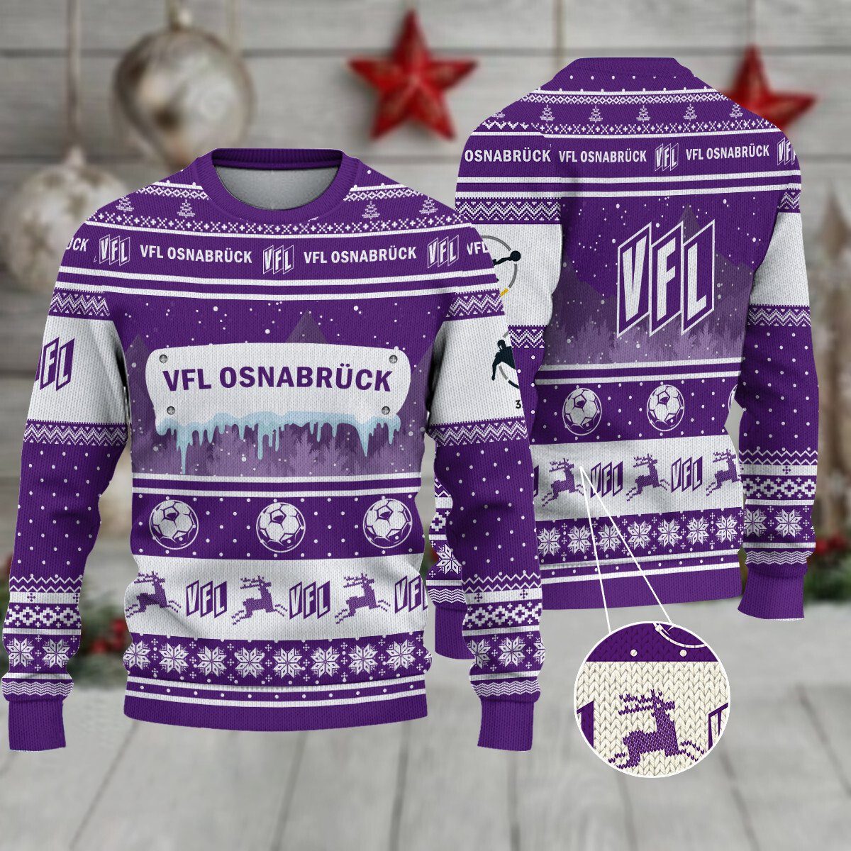 VfL Osnabrück Weihnachtspullover im neuen Design