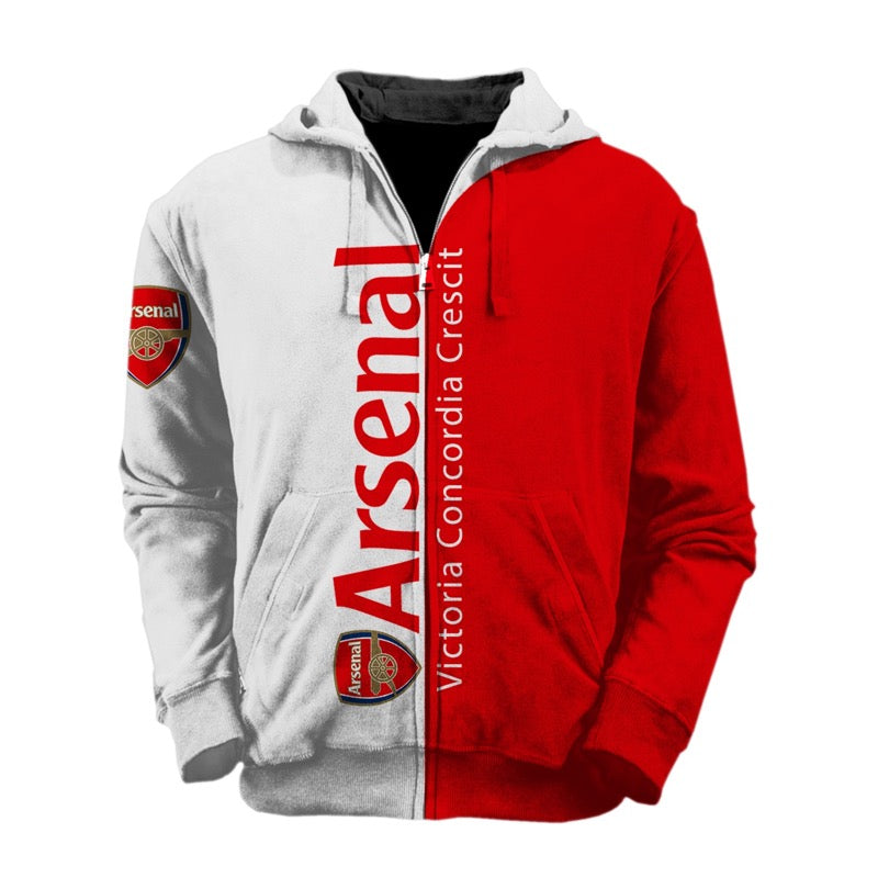 Arsenal FC Reißverschluss-Hoodie V4