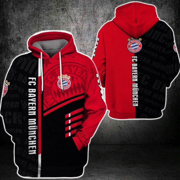 Bayern München Rot Schwarz Kapuzenpullover