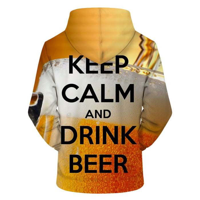 Beer Lover - Keep Calm & Drink Beer Kapuzenpullover