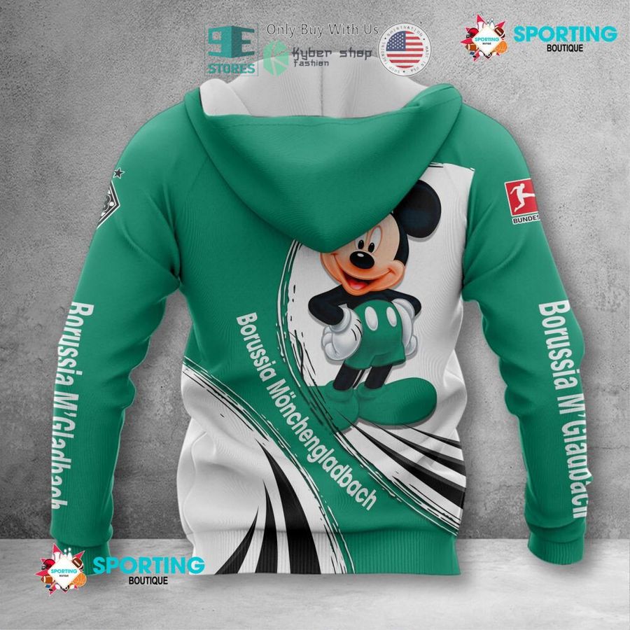 Borussia Mönchengladbach Individueller Name Mickey Reißverschluss-Hoodie