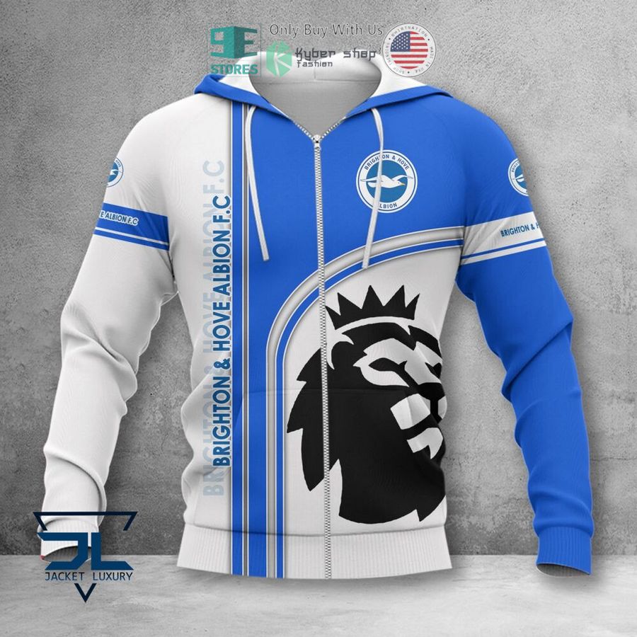 Brighton & Hove Albion FC Löwenausgabe Reißverschluss-Hoodie