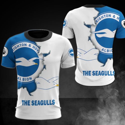 Brighton & Hove Albion FC Möwen Auflage T-Shirt
