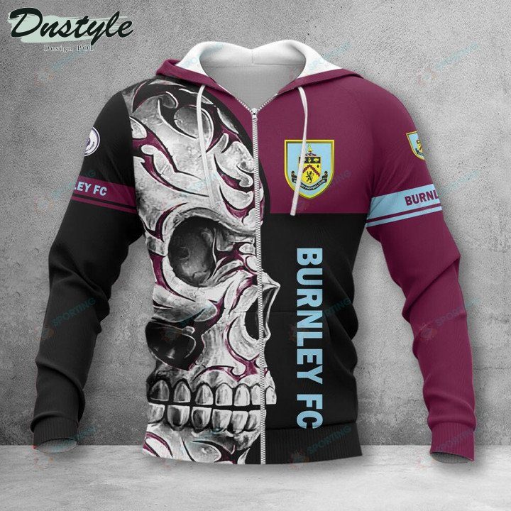 Burnley FC Schädel Reißverschluss-Hoodie