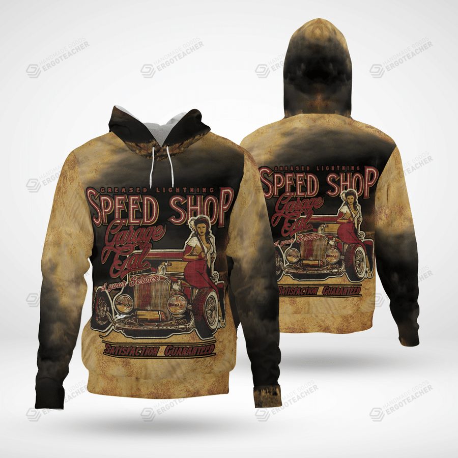 Car Lover - Speed Shop Hot Rod Car Kapuzenpullover