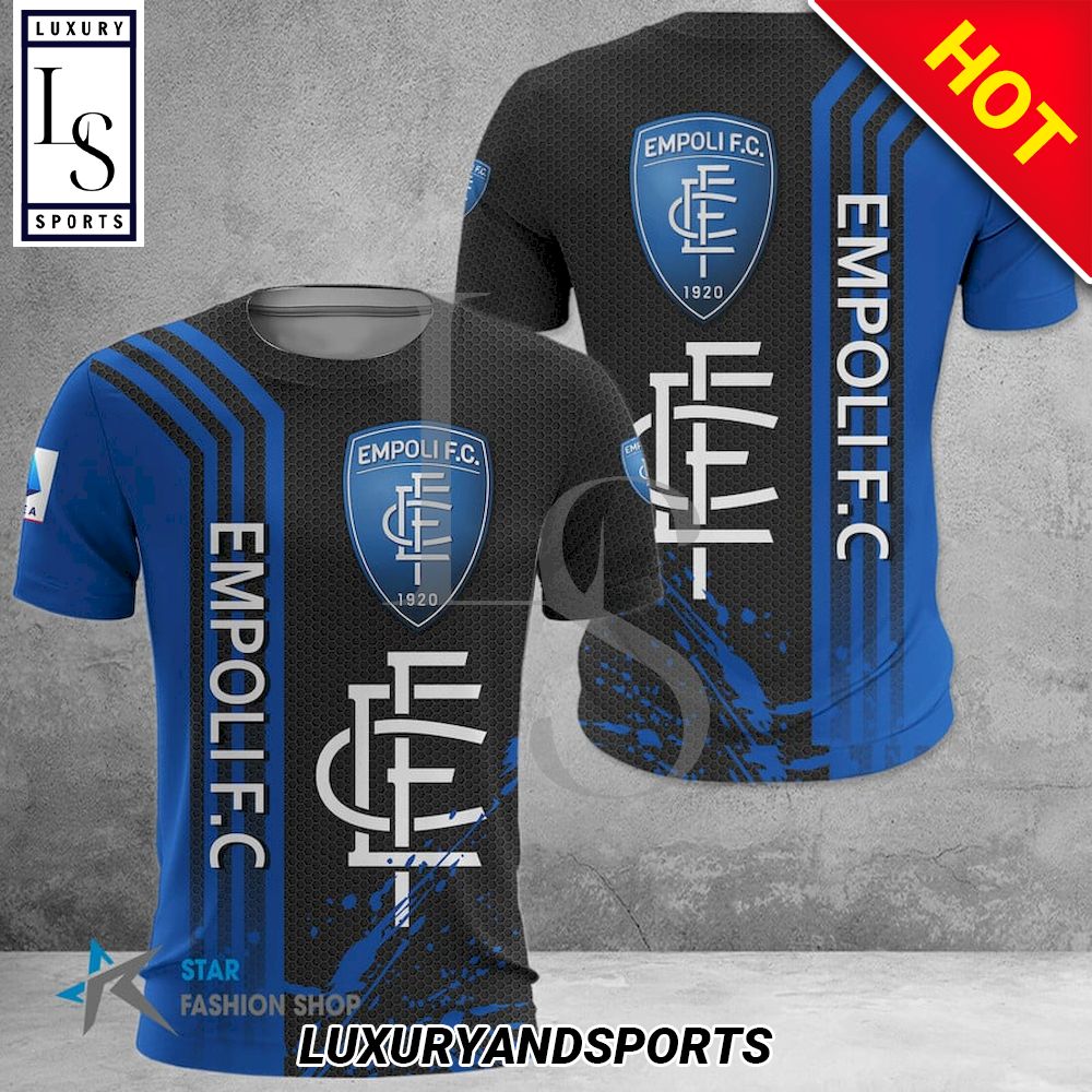 Empoli FC Schwarz Blau T-Shirt