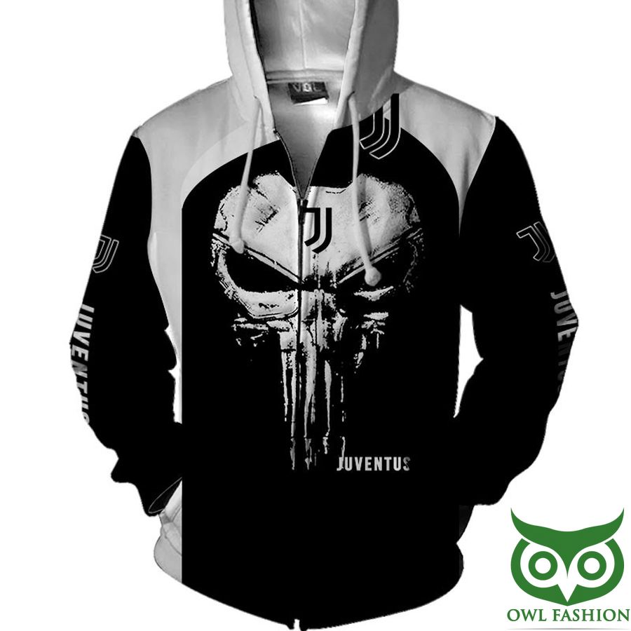 Juventus FC Schädel Reißverschluss-Hoodie
