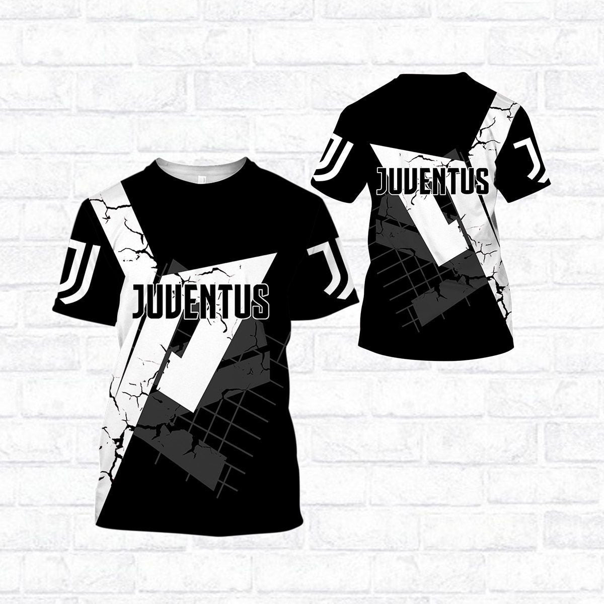 Juventus FC Schwarz Weiß T-Shirt