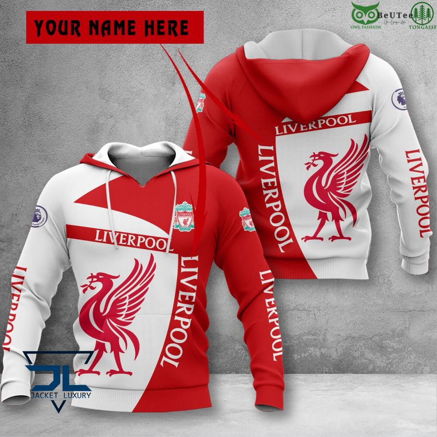 Liverpool FC Individueller Name Premier League 2022 Kapuzenpullover