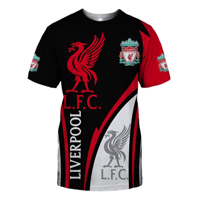 Liverpool FC Schwarz Rot Besonders T-Shirt