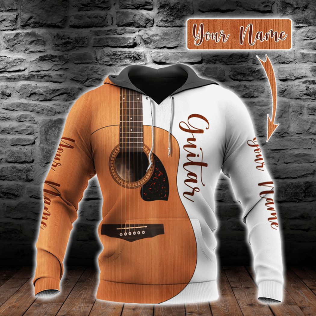 Music Lover - Guitar Custom Name Kapuzenpullover