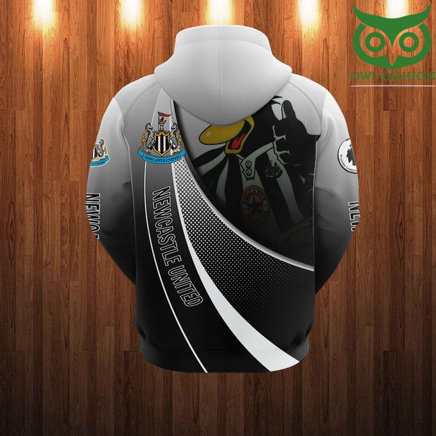 Newcastle United FC Maskottchen Logo Reißverschluss-Hoodie