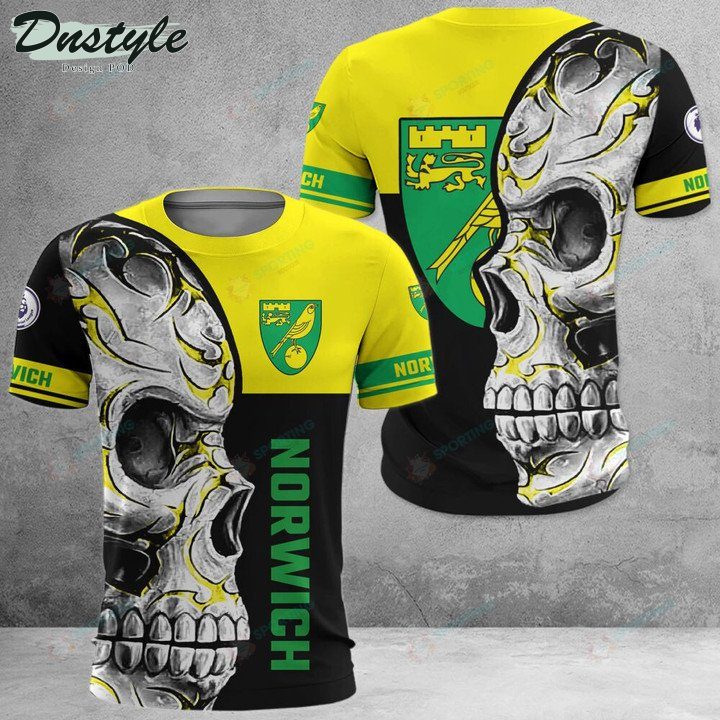 Norwich City FC Schädel T-Shirt