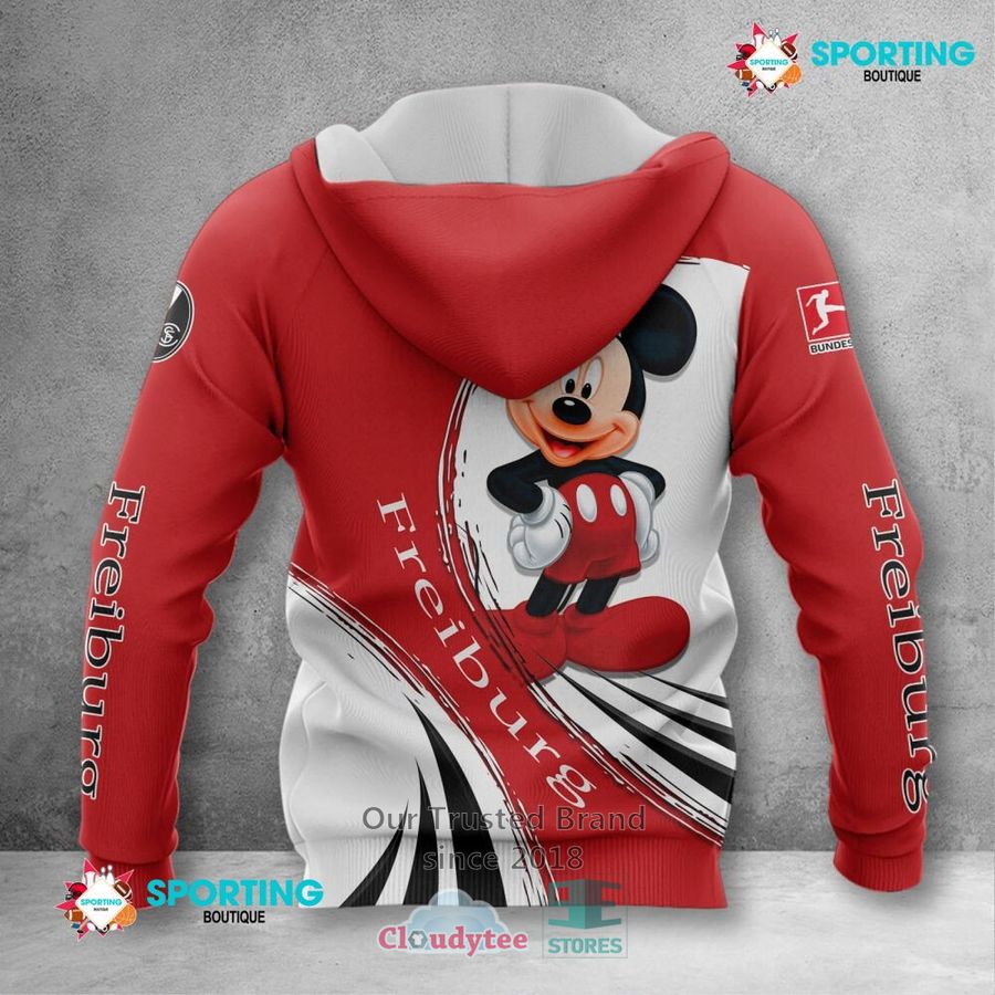 SC Freiburg Individueller Name Mickey Reißverschluss-Hoodie